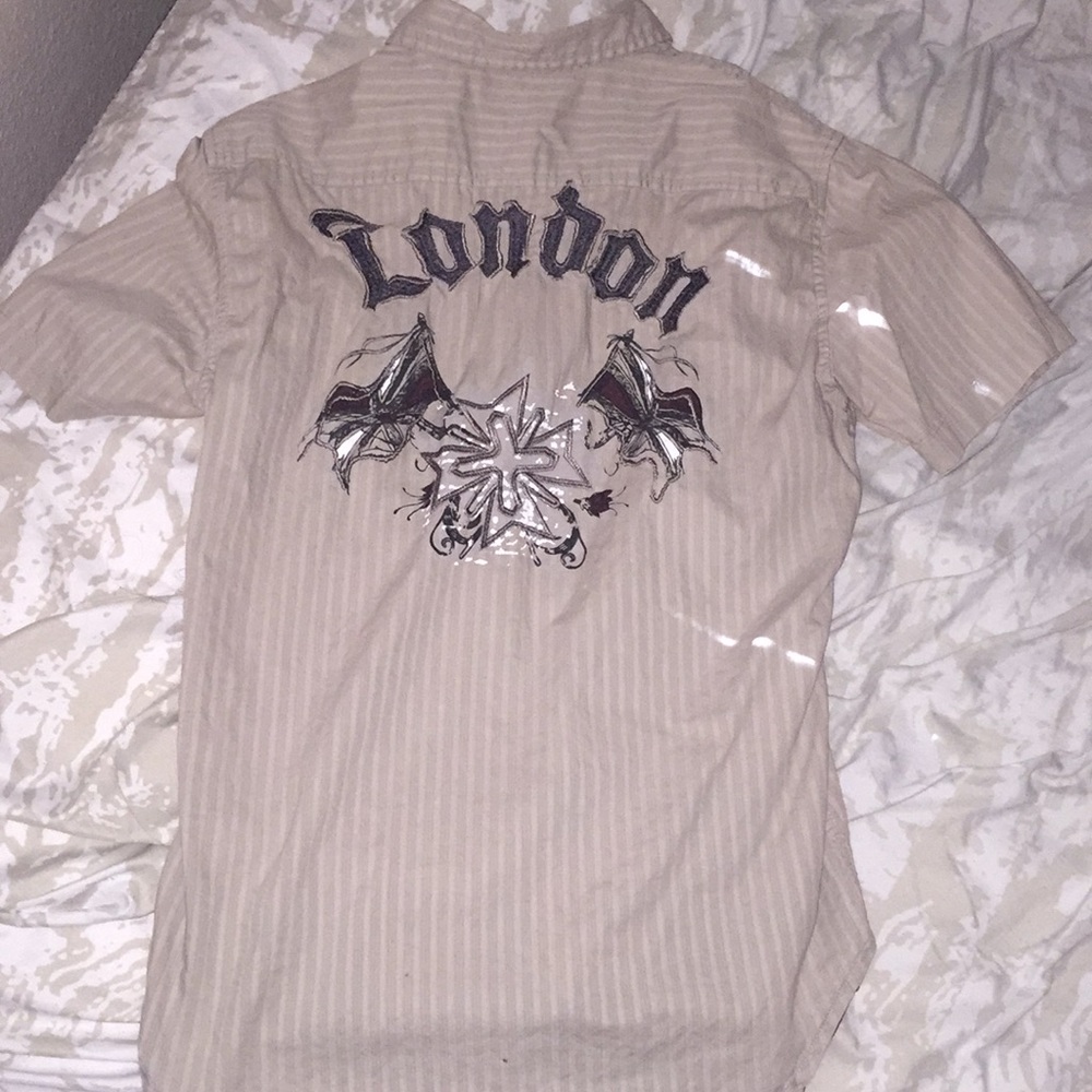 GUESS button up LONDON